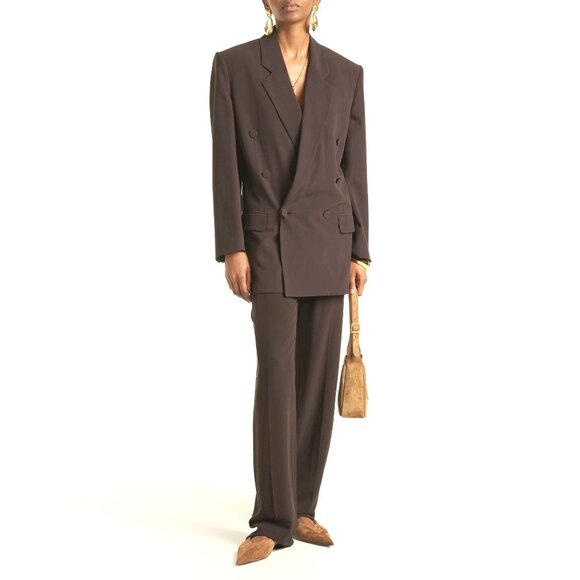 Saint Laurent Carolyn Slipper in Cuba Gold 40 With Box Womens Satin Flats - Picture 15 of 15